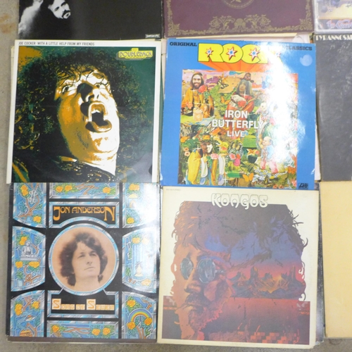 701 - 25 1960s and 1970s Progressive Rock LP records