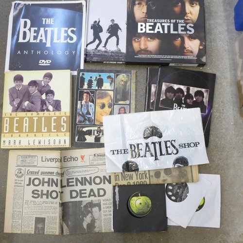 704 - The Beatles books/memorabilia and ten 7