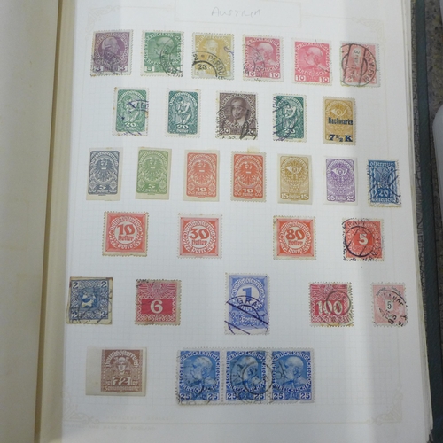 707 - A box of stamps, covers, etc., loose and in albums