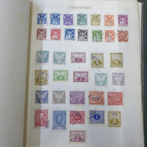 707 - A box of stamps, covers, etc., loose and in albums