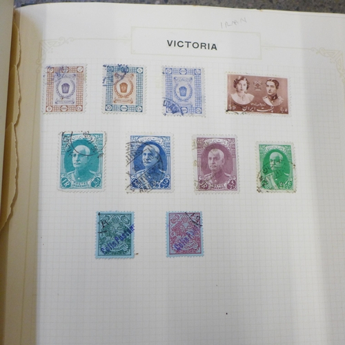 707 - A box of stamps, covers, etc., loose and in albums