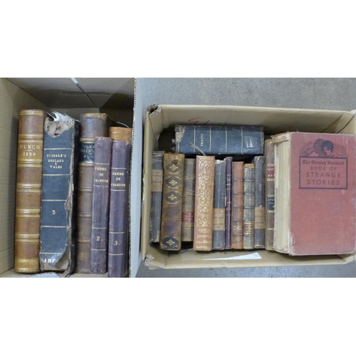 754 - A collection of 19th Century books including Leisure Hour, three volumes of The Hermit in London -or... 