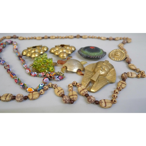 824 - A collection of vintage Neiger jewellery and other costume jewellery