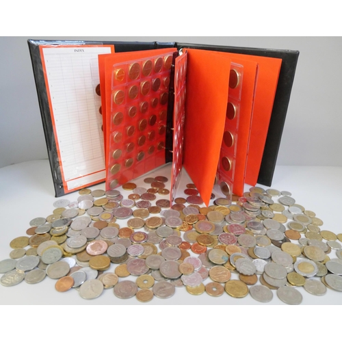 862 - A collection of foreign coins