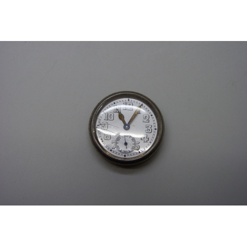 922 - A silver cased Borgel S&Co Peerless trench watch (early IWC), London import mark, 1918, together wit... 