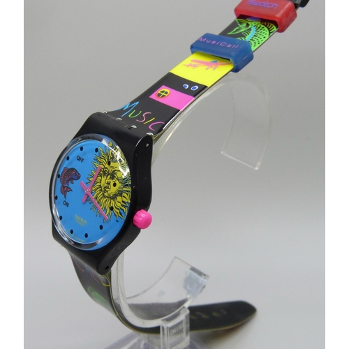 954 - A Swatch Music Call wristwatch