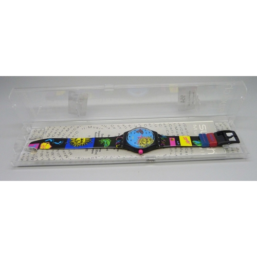 954 - A Swatch Music Call wristwatch