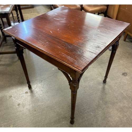 165 - A late Victorian mahogany centre table