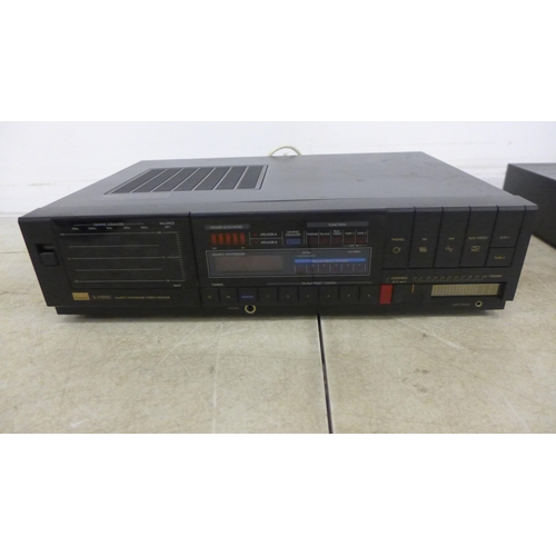 5110 - A Sansui S-X1050 quartz synthesizer stereo receiver and a Phillips CD 160 compact disc player