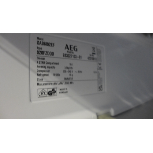 4133 - AEG Built Under Freezer  , Model No OAB6182EF,  (Transit damage) Original RRP £374.99  + vat (460-11... 