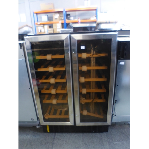 4136 - Viceroy Under Counter 2 Door Wine Cooler  - Model NoWRWC60DDSS, Original RRP £582.50  + vat (460-123... 