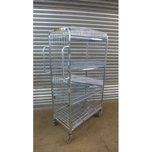 5116 - A galvanised steel multi tier trolley