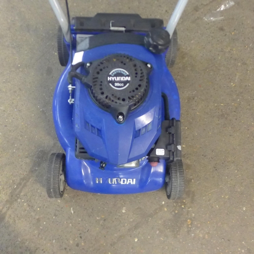 5146C - A Hyundai 99CC petrol lawn mower and a Qualcast CDB30A petrol grass strimmer *Police repossession