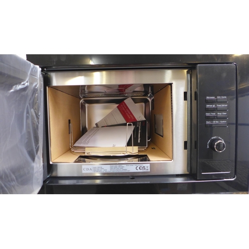 4147 - CDA Built In Microwave with Grill - Left Hinge Opening ,Model No VM231BL Original RRP £229.17  + vat... 