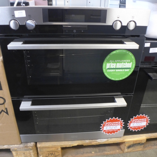 4156 - AEG Double oven  - Model No DUK431110M (460-188)    * This lot is subject to vat