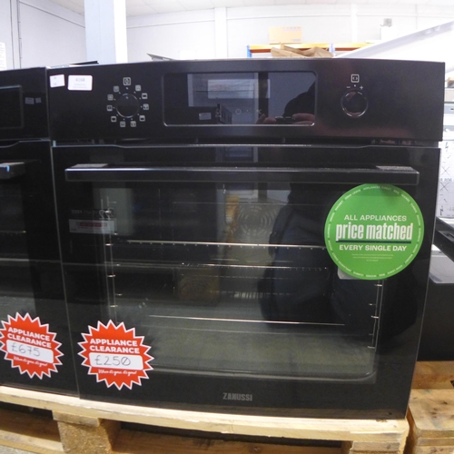 4168 - Zanussi Single Pyrolytic Oven  - Model NoZOPNX6K2, Original RRP £349.17  + vat (460-195)    * This l... 