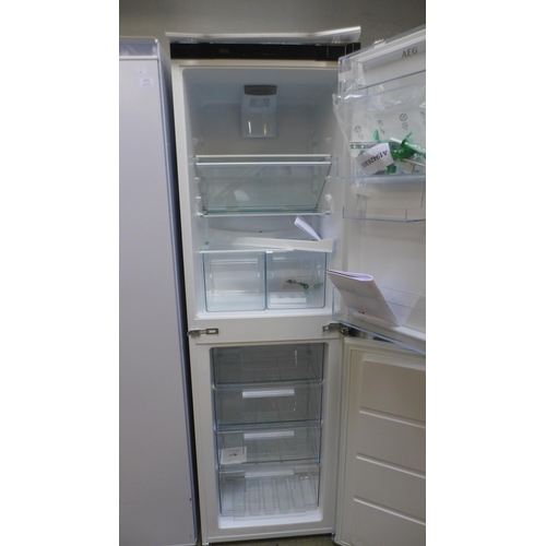 4172 - AEG 50/50 Fridge Freezer (Frost Free)Model No OSC6T185ES (Transit damage) , Original RRP £538.33  + ... 