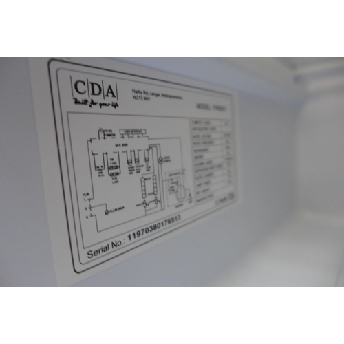 4175 - CDA 50/50 Integrated Fridge Freezer (Frost Free)  - Model NoFW925,(Transit damage) Original RRP £440... 