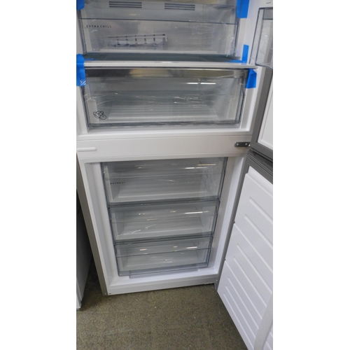 4179 - AEG Freestanding 60/40 Fridge Freezer (Frost Free)  (Transit damage dents to front) , Model No RCB63... 