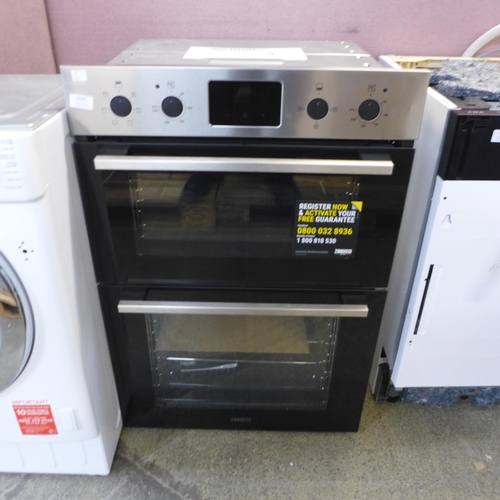 4182 - Zanussi Built In FanCook Double Oven- Model NoZKHNL3X1, Original RRP £382.50  + vat (460-102)    * T... 