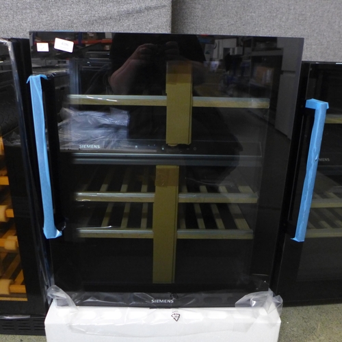 4196 - Siemens Wine Chiller Model No KU21WAHGOG  * This lot is subject to vat