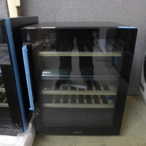 4196A - Siemens Wine Chiller Model No KU21WAHGOG (460-235) *This lot is subject to VAT