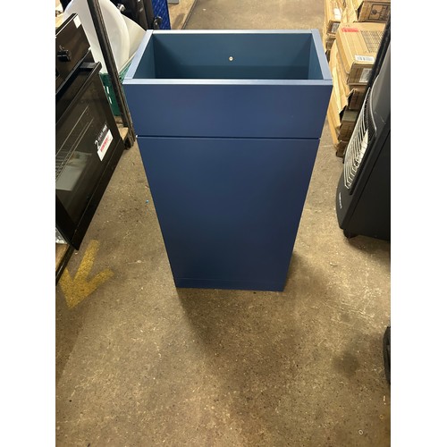 5273 - Two Ashford 500mm Back to Wall WC units in ocean blue and an Ashford sink unit