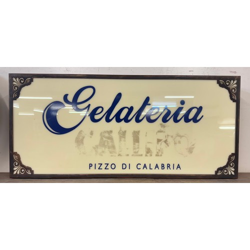 311 - A vintage Italian Gelateria shop sign