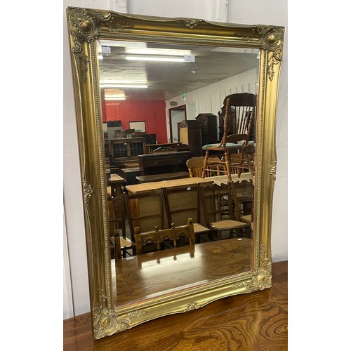 334 - A Victorian style gilt framed mirror