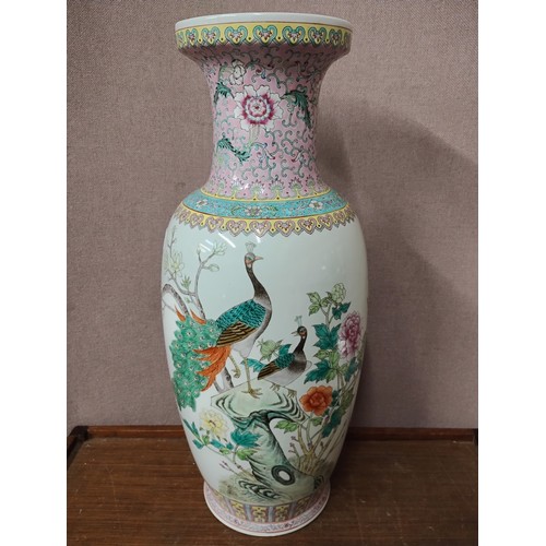 364 - A large Chinese famille rose porcelain vase