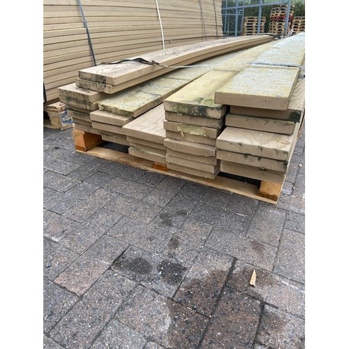 5146 - 33 Golden 3.6m composite decking boards - B grade stock * This lot is subject to VAT