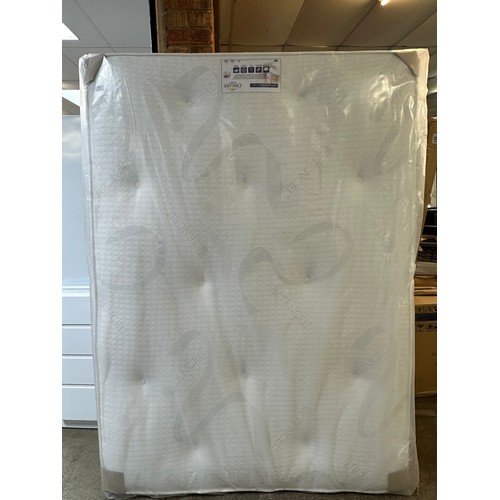 3155 - A double orthopaedic memory foam and coil sprung mattress