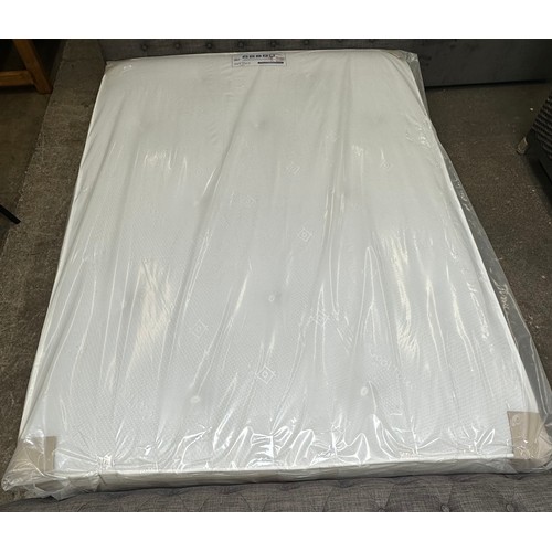 3157 - A double orthopaedic memory foam and coil sprung mattress