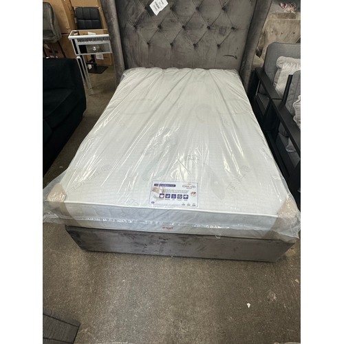 3158 - A small double Tencel orthopaedic memory foam and coil sprung mattress