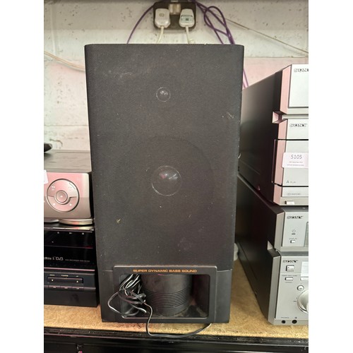 5106 - A quantity of stereo equipment including, a Panasonic NV-HD67S superdrive tape player, a Sony RDR-DC... 