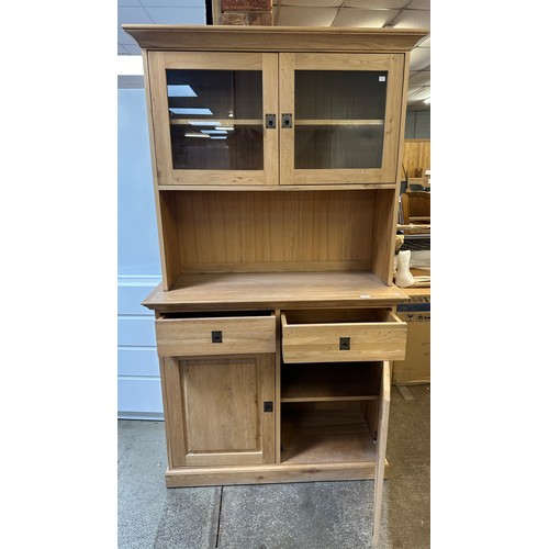 3185 - A John Lewis oak bookcase