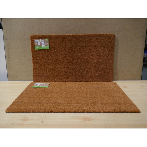 6198 - Jvl Manor Plain Doormat 240 X 70 Cm 2 Pack         (335-545) *This lot is subject to Vat