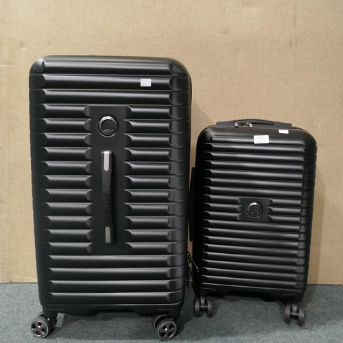 6205 - Delsey Luggage Black 2 Piece Trunk Set , Original RRP £119.99 + Vat (335-572) *This lot is subject t... 