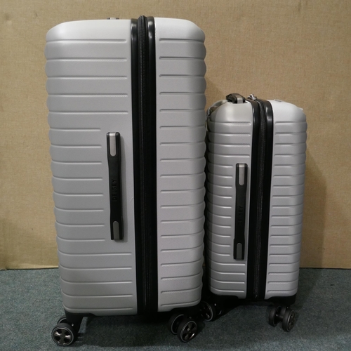 6215 - Delsey Luggage Silver 2 Piece Trunk Set , Original RRP £119.99 + Vat (335-424) *This lot is subject ... 