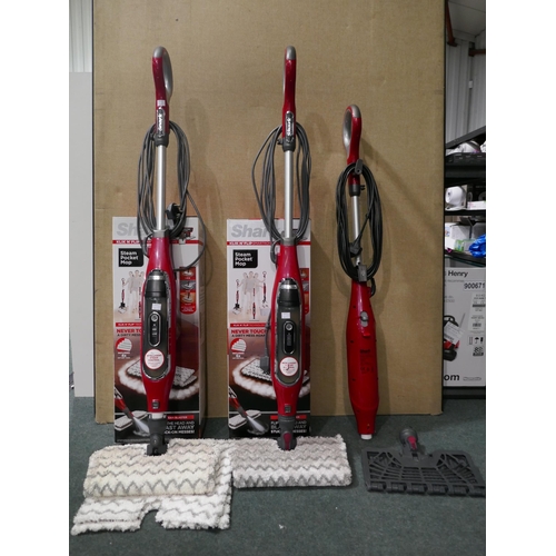 6220 - 3 Shark Steam Mops, Original RRP £99.99 + Vat each (335-417,559560) *This lot is subject to Vat