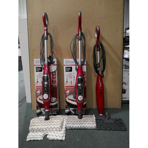 6220 - 3 Shark Steam Mops, Original RRP £99.99 + Vat each (335-417,559560) *This lot is subject to Vat