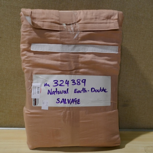 6239 - Natural Earth Double Duvet Set   (335-125) *This lot is subject to Vat