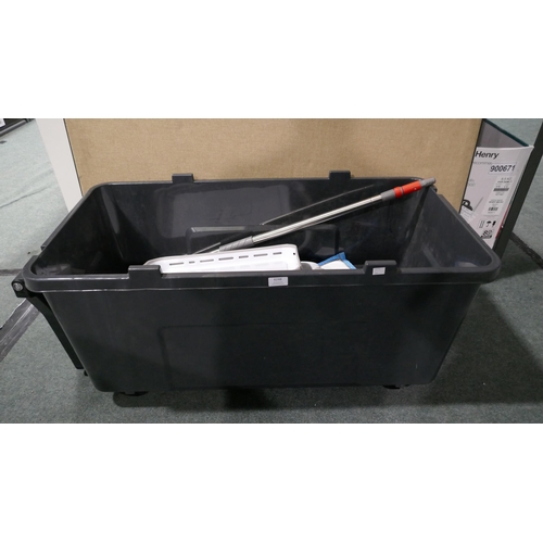 6248 - Really Useful 160L Trunk, Pop & Load Laundry Basket, Multy Floor Runner and a Nordic Stream Cleaning... 