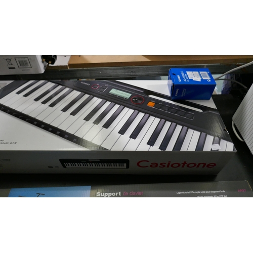 6188 - Casio Casiotone Digital Keyboard With Stand, Original RRP £129.99 + Vat (335-552) *This lot is subje... 