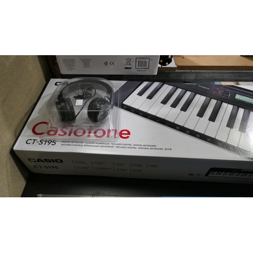 6188 - Casio Casiotone Digital Keyboard With Stand, Original RRP £129.99 + Vat (335-552) *This lot is subje... 