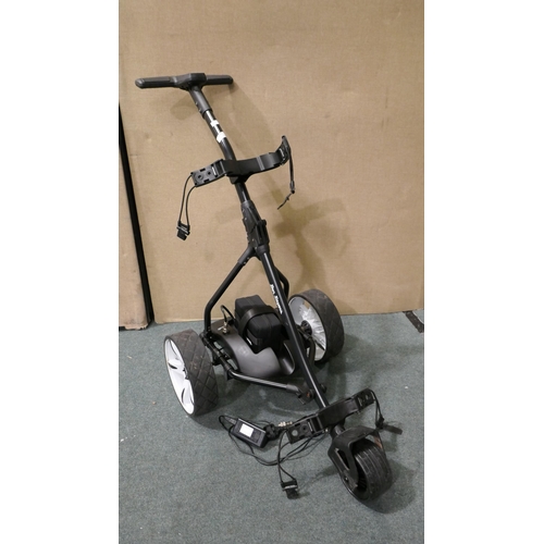 6256 - Ben Sayers Black Electric Golf Trolley with Battery and Charger