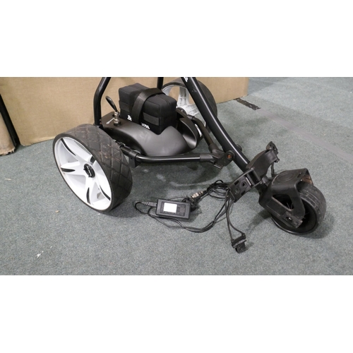 6256 - Ben Sayers Black Electric Golf Trolley with Battery and Charger