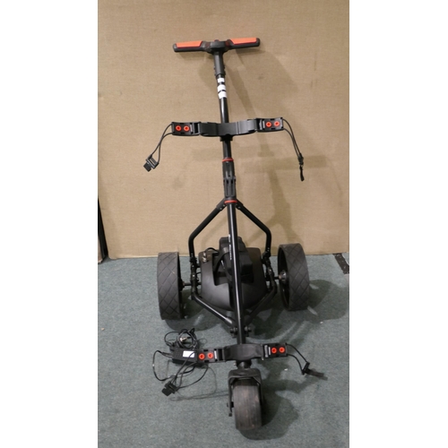 6257 - Ben Sayers Black Electric Golf Trolley with Battery and Charger