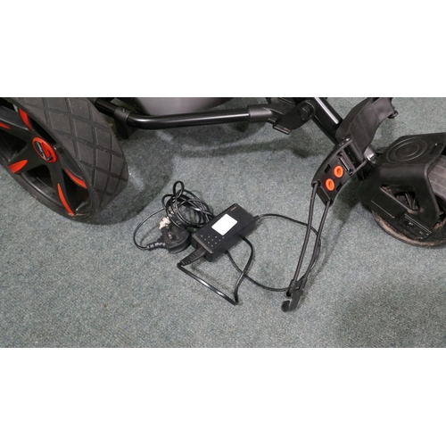 6257 - Ben Sayers Black Electric Golf Trolley with Battery and Charger