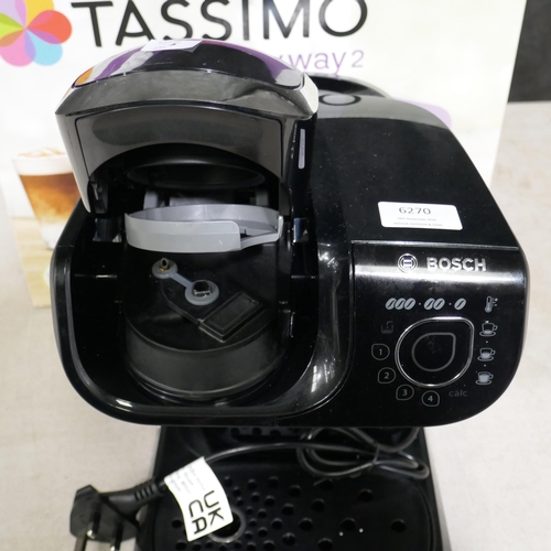 6270 - Bosch Tassimo Myway Brita Coffee Machine Tas6502Gb    (335-510) *This lot is subject to Vat